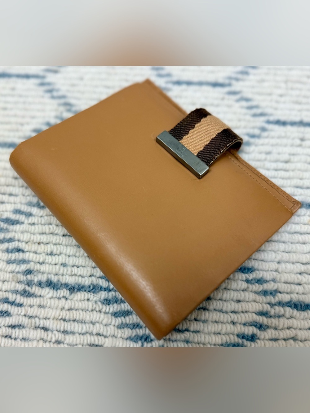 GUCCI Vintage Y2K Rare Unisex Camel Brown Leather 2-Way 6-Ring Agenda Planner - Picture 4 of 16